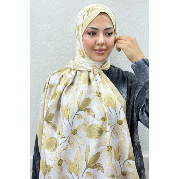 Desenli Bambu Şal 038YY